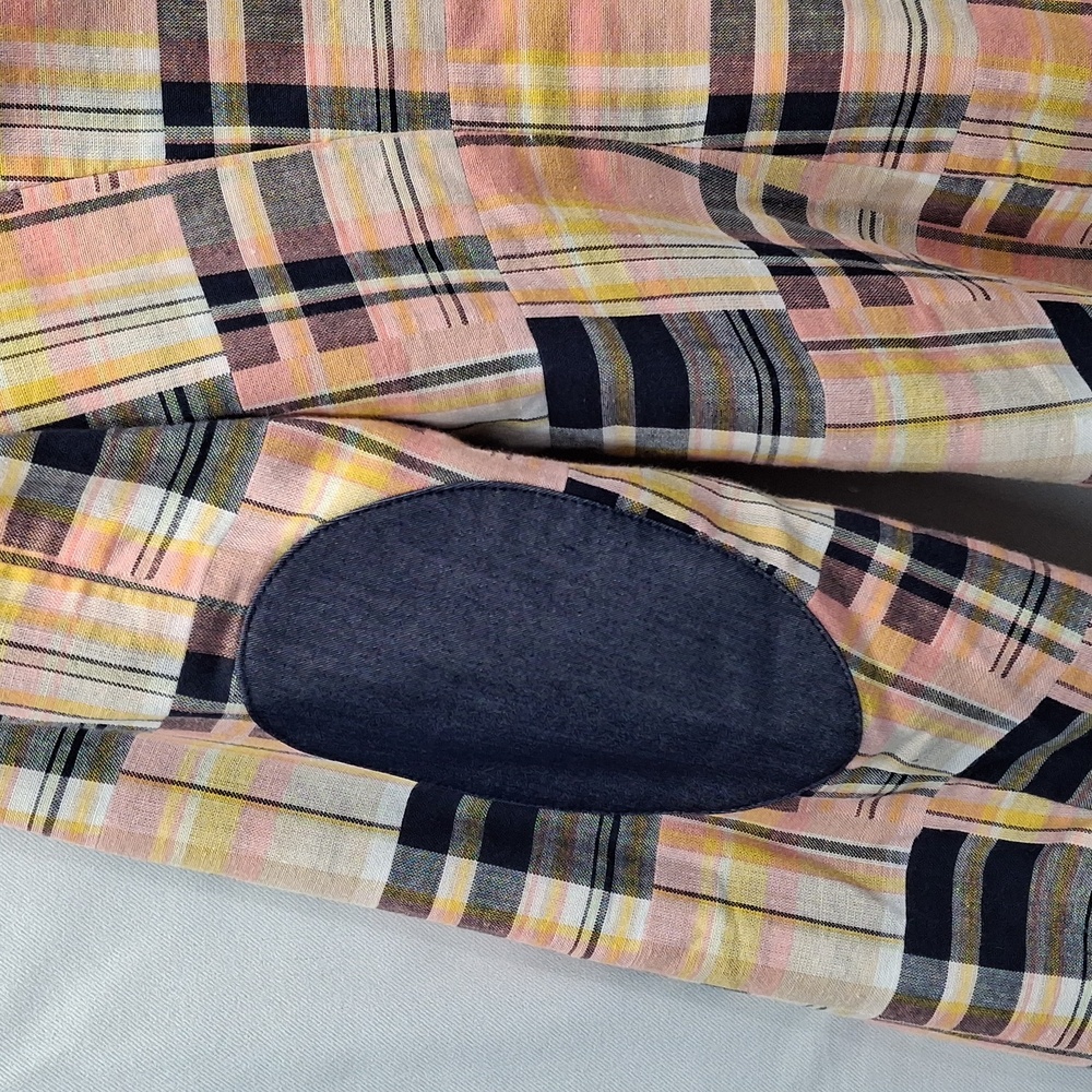 Sold! Tommy Hilfiger Mixed Madras Plaid Blazer Jacket Multicolor 12 NWOT - Picture 7 of 13